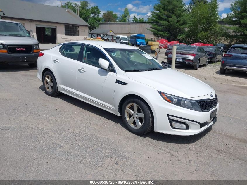 2014 Kia Optima Lx VIN: KNAGM4A73E5458810 Lot: 39596728