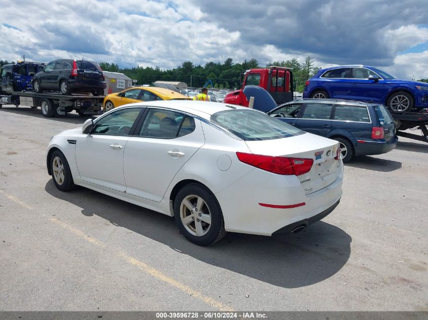 2014 Kia Optima Lx VIN: KNAGM4A73E5458810 Lot: 39596728