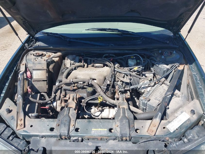 2002 Chevrolet Impala VIN: 2G1WF55E929223455 Lot: 39596736