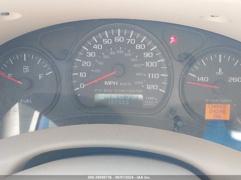 2002 Chevrolet Impala VIN: 2G1WF55E929223455 Lot: 39596736