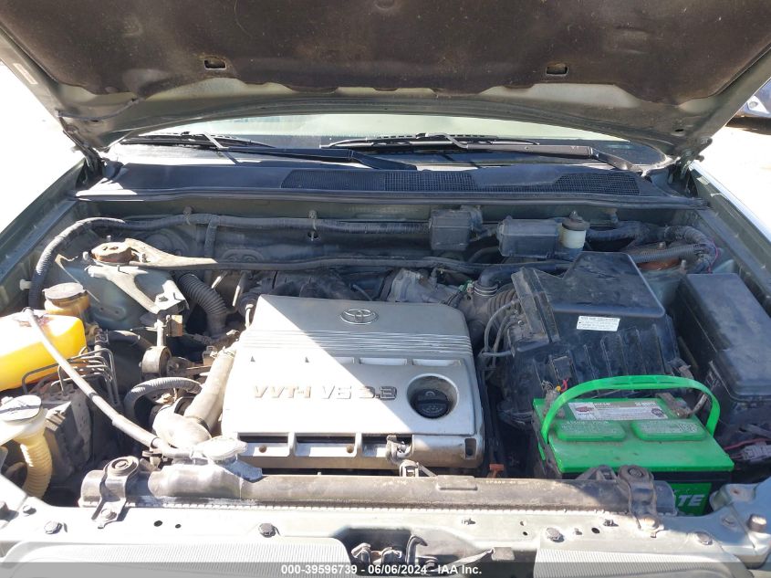 2005 Toyota Highlander Limited V6 VIN: JTEEP21A650110784 Lot: 39596739