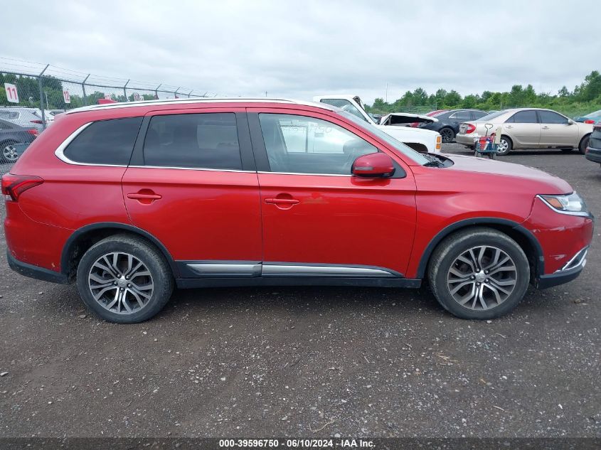 2017 Mitsubishi Outlander Se/Sel VIN: JA4AZ3A3XHZ036039 Lot: 39596750