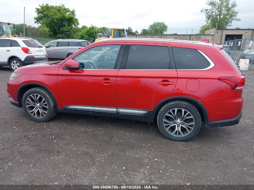 2017 Mitsubishi Outlander Se/Sel VIN: JA4AZ3A3XHZ036039 Lot: 39596750