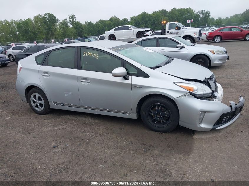 2015 Toyota Prius Two VIN: JTDKN3DU2F0402135 Lot: 39596753