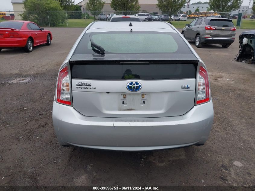 2015 Toyota Prius Two VIN: JTDKN3DU2F0402135 Lot: 39596753