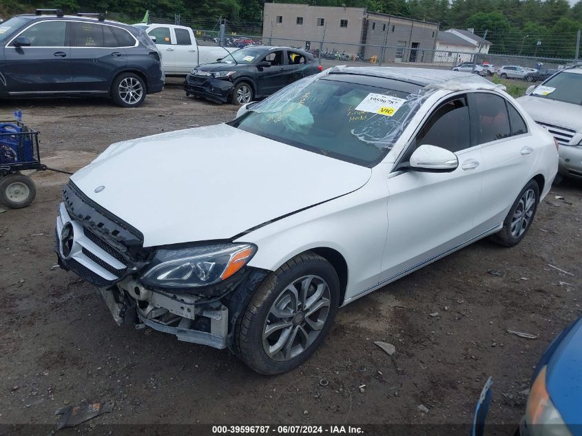 55SWF4KB8FU014431 2015 MERCEDES-BENZ C CLASS - Image 2