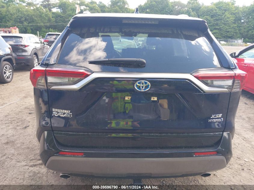 2021 Toyota Rav4 Xse Hybrid VIN: JTME6RFV0MJ003962 Lot: 39596790