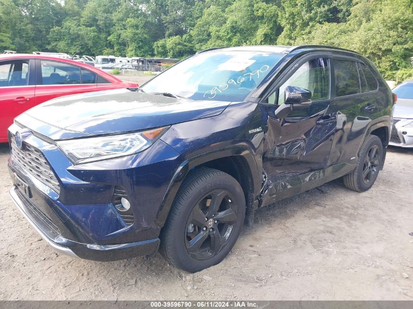 2021 Toyota Rav4 Xse Hybrid VIN: JTME6RFV0MJ003962 Lot: 39596790