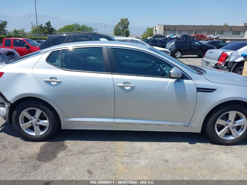 2015 Kia Optima Lx VIN: 5XXGM4A77FG494452 Lot: 39596811