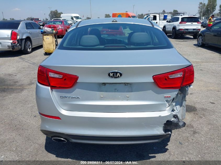 2015 Kia Optima Lx VIN: 5XXGM4A77FG494452 Lot: 39596811