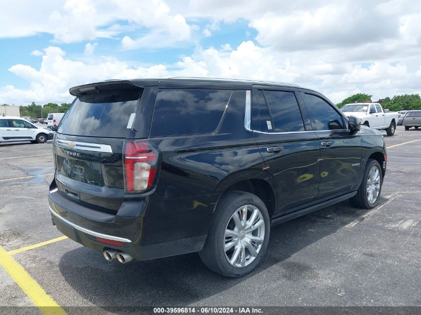 2022 Chevrolet Tahoe C1500 High Country VIN: 1GNSCTKL5NR144646 Lot: 39596814