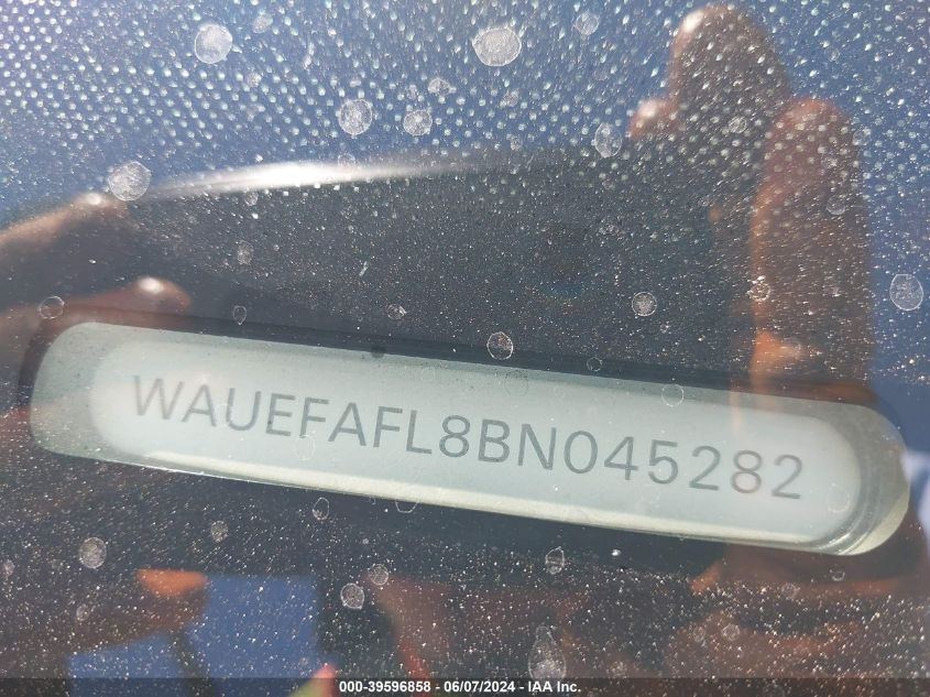 2011 Audi A4 2.0T Premium VIN: WAUEFAFL8BN045282 Lot: 39596858
