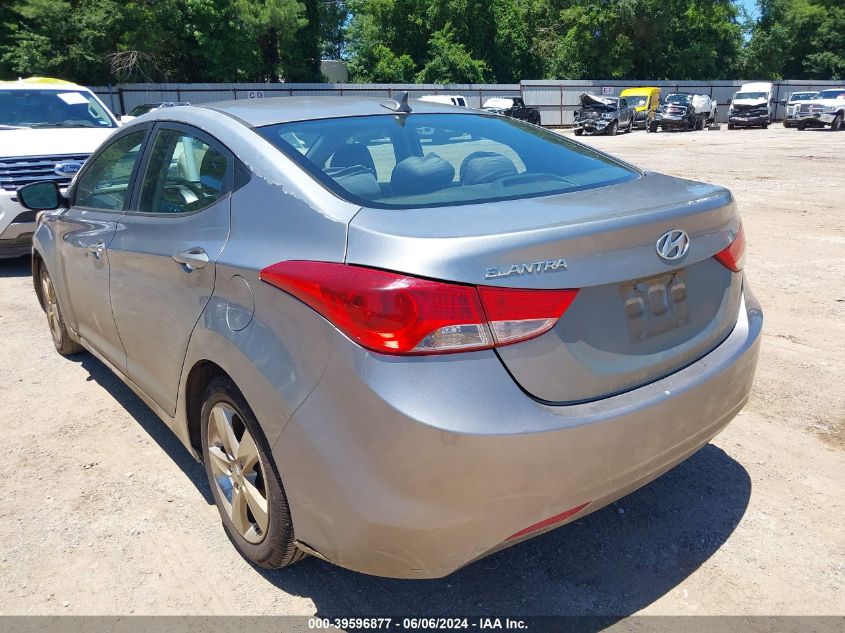 2013 Hyundai Elantra Gls VIN: KMHDH4AE8DU716263 Lot: 39596877