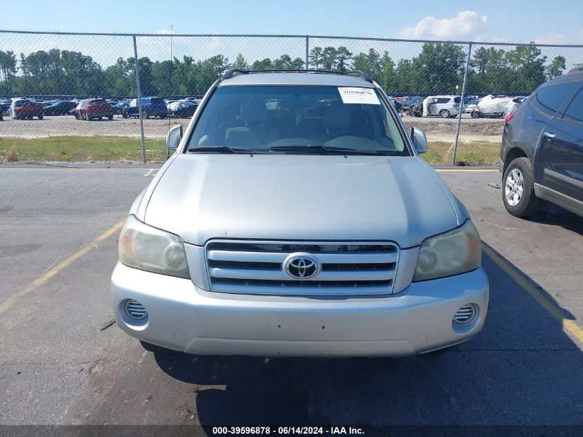 2004 Toyota Highlander VIN: JTEGD21A040097000 Lot: 39596878