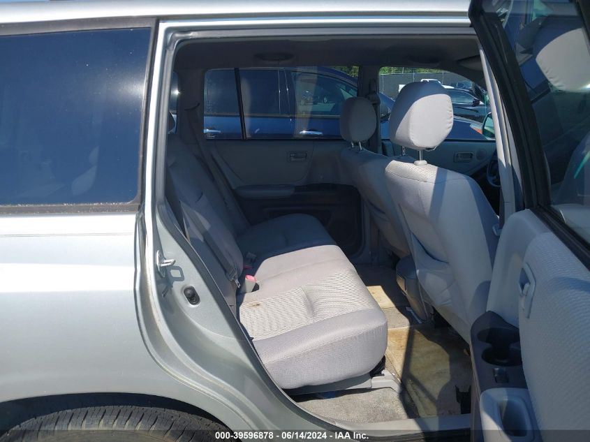 2004 Toyota Highlander VIN: JTEGD21A040097000 Lot: 39596878