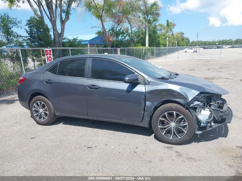 2018 Toyota Corolla Le VIN: 2T1BURHE5JC081201 Lot: 39596891