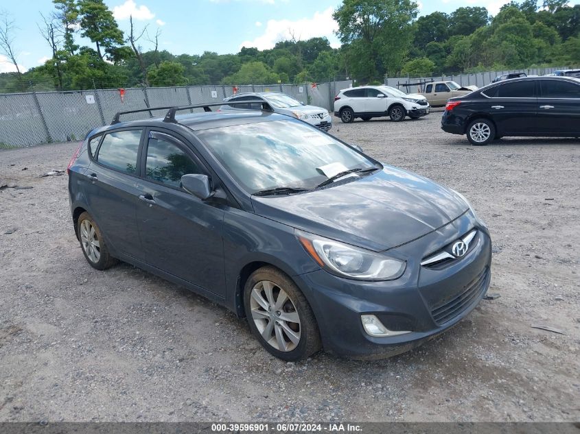 2013 Hyundai Accent Se VIN: KMHCU5AE1DU073638 Lot: 39596901