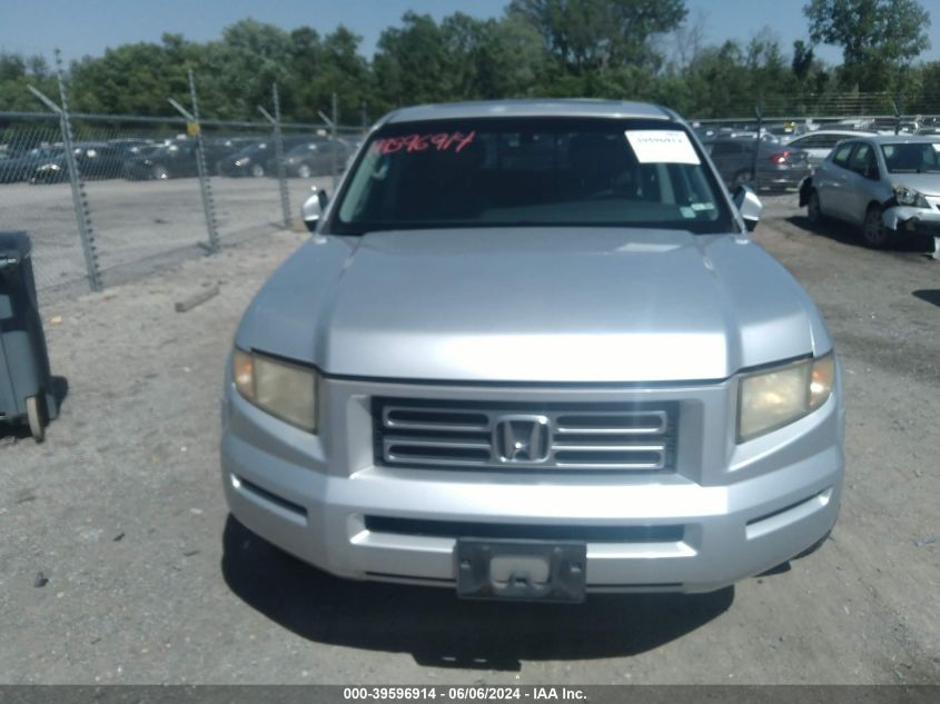 2006 Honda Ridgeline Rtl VIN: 2HJYK16566H515073 Lot: 39596914