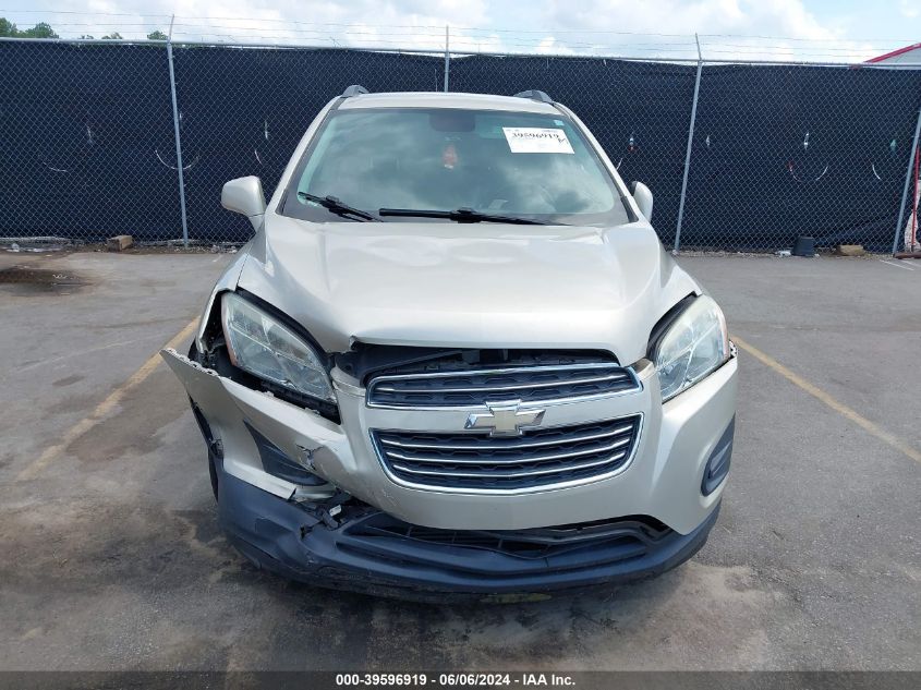 2016 Chevrolet Trax Lt VIN: 3GNCJLSB8GL262525 Lot: 39596919