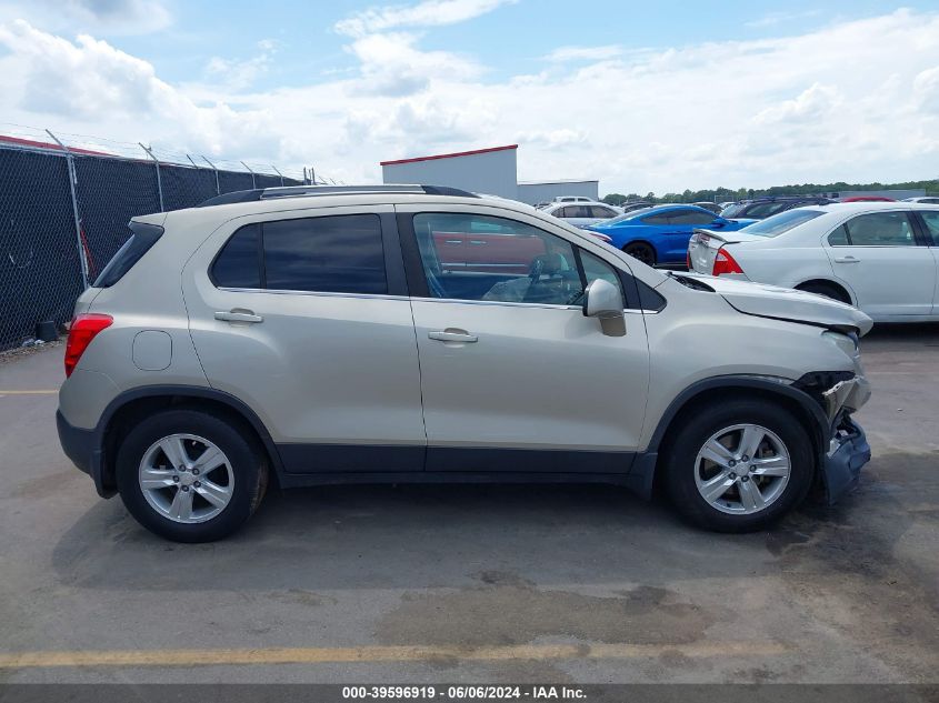 2016 Chevrolet Trax Lt VIN: 3GNCJLSB8GL262525 Lot: 39596919