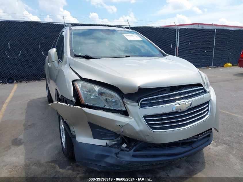 2016 Chevrolet Trax Lt VIN: 3GNCJLSB8GL262525 Lot: 39596919