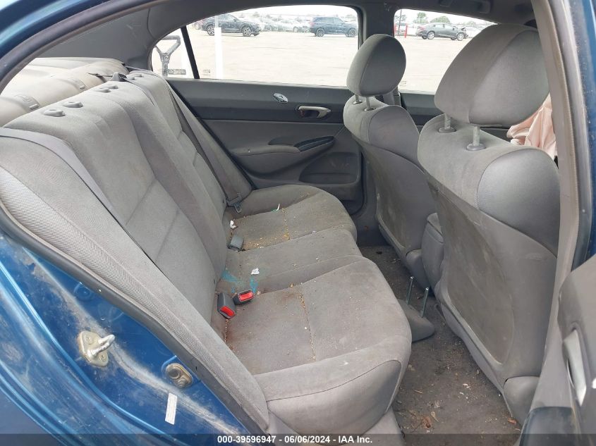 2008 Honda Civic Lx VIN: 1HGFA16508L113121 Lot: 39596947