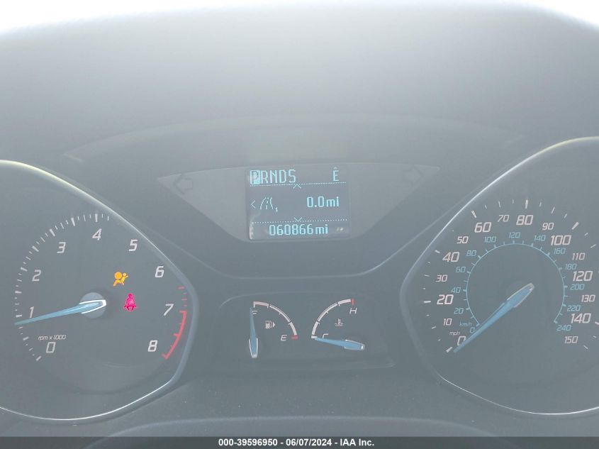 2012 Ford Focus Se VIN: 1FAHP3K23CL342193 Lot: 39596950