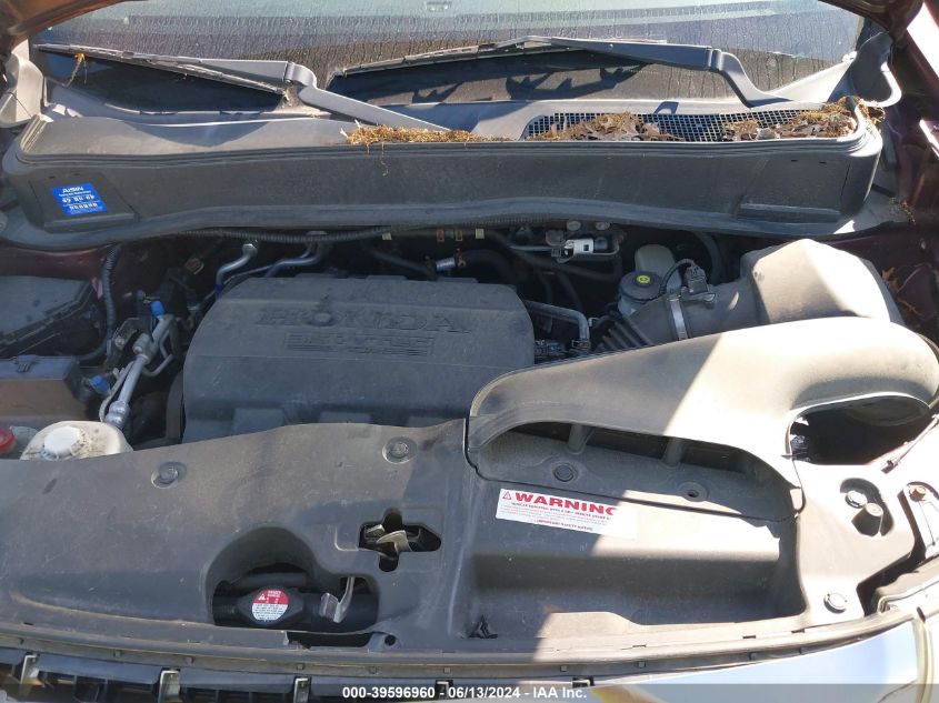 2012 Honda Pilot Ex-L VIN: 5FNYF4H56CB074215 Lot: 39596960