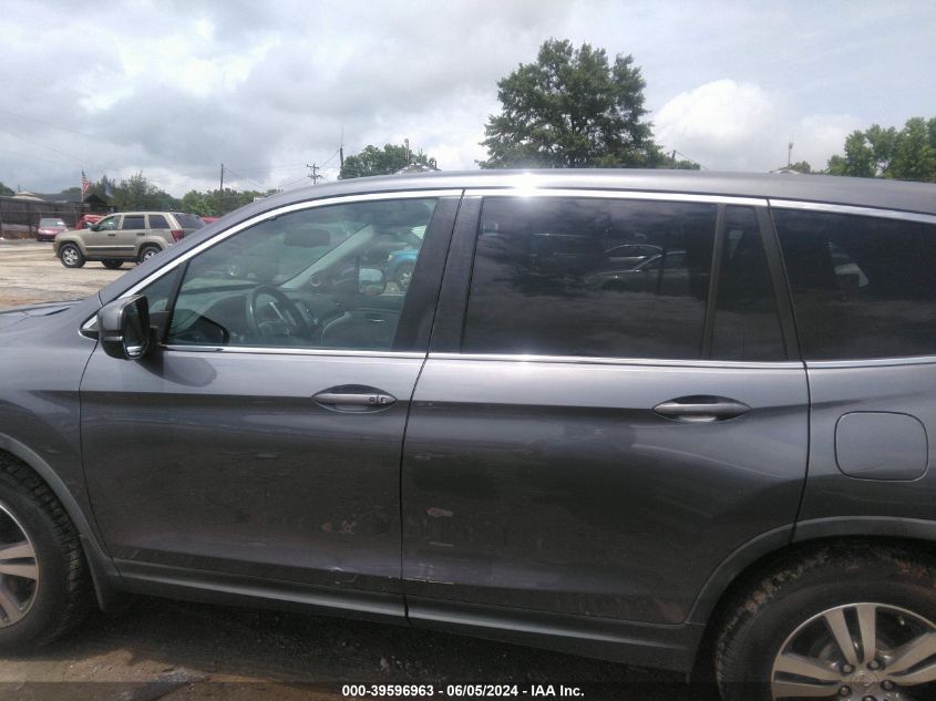 2016 Honda Pilot Ex-L VIN: 5FNYF5H53GB045430 Lot: 39596963
