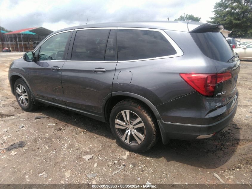 2016 Honda Pilot Ex-L VIN: 5FNYF5H53GB045430 Lot: 39596963