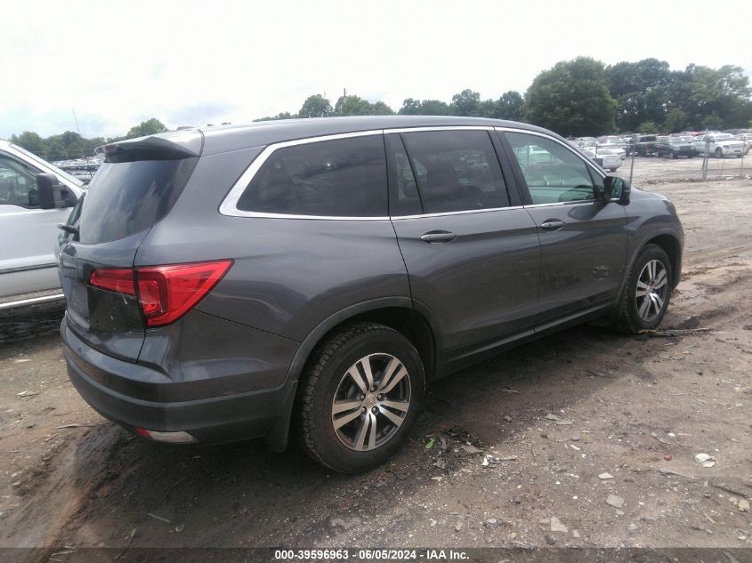 2016 Honda Pilot Ex-L VIN: 5FNYF5H53GB045430 Lot: 39596963