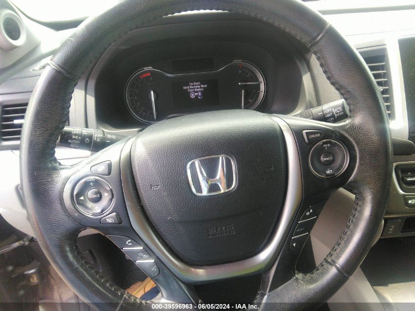 2016 Honda Pilot Ex-L VIN: 5FNYF5H53GB045430 Lot: 39596963