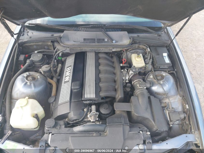 1999 BMW 323 Ic Automatic VIN: WBABJ8330XEM24217 Lot: 39596967