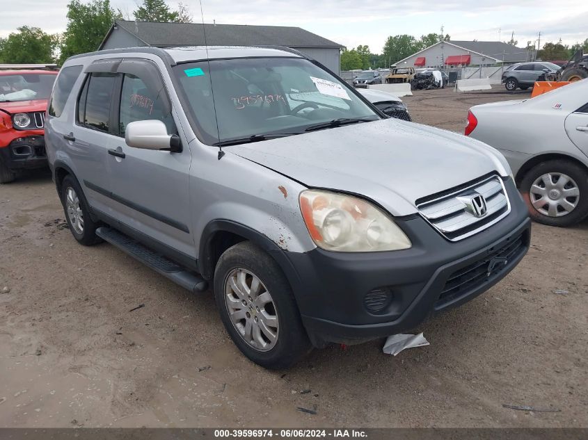 2005 Honda Cr-V Ex VIN: SHSRD78845U316601 Lot: 39596974