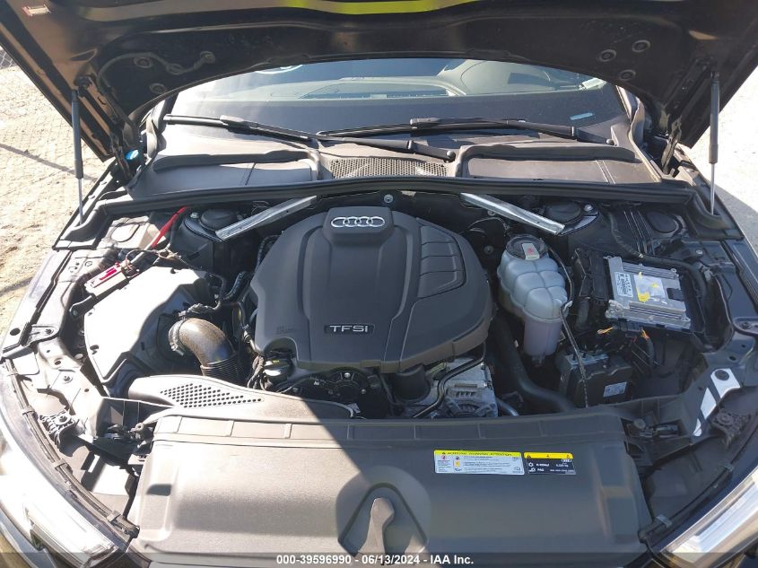 2019 Audi A4 40 Premium VIN: WAUHMAF46KA052136 Lot: 39596990