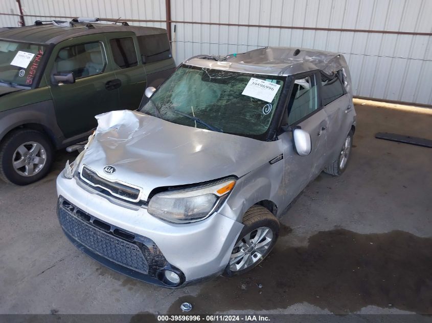 2016 Kia Soul + VIN: KNDJP3A51G7829298 Lot: 39596996