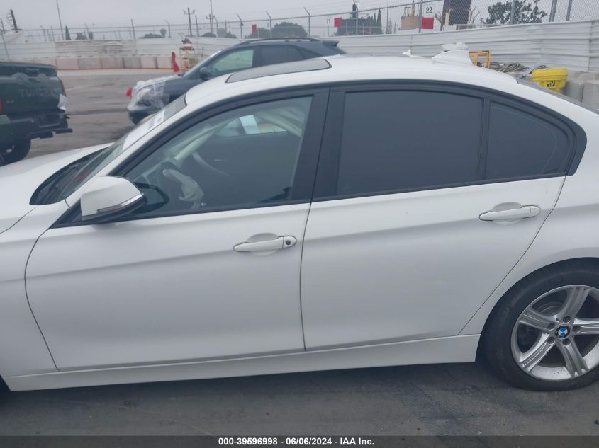 2012 BMW 328I VIN: WBA3A5C52CF345463 Lot: 39596998