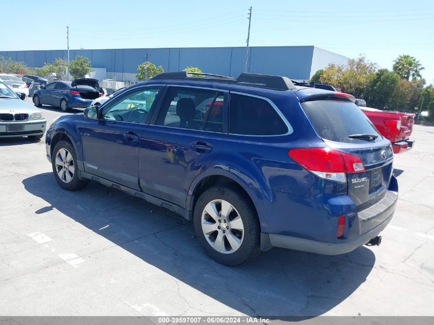 2011 Subaru Outback 2.5I Premium VIN: 4S4BRBHC7B3427729 Lot: 39597007