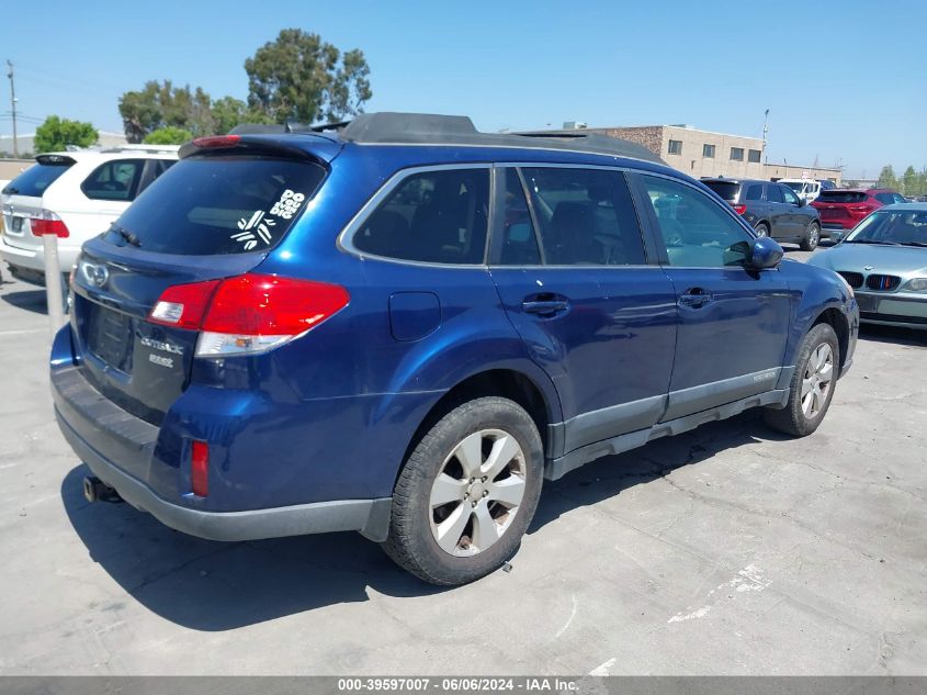 2011 Subaru Outback 2.5I Premium VIN: 4S4BRBHC7B3427729 Lot: 39597007