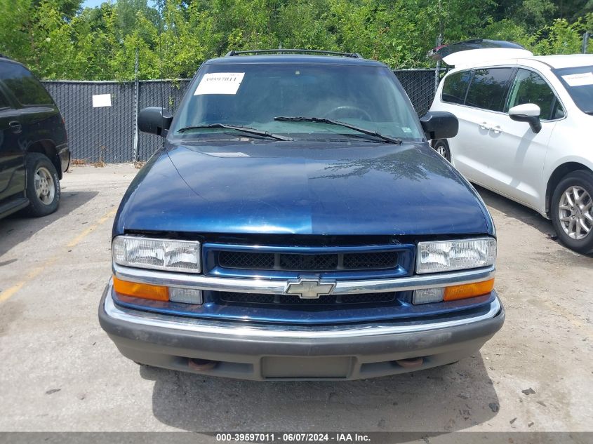 2000 Chevrolet Blazer Lt VIN: 1GNDT13W3Y2103371 Lot: 39597011