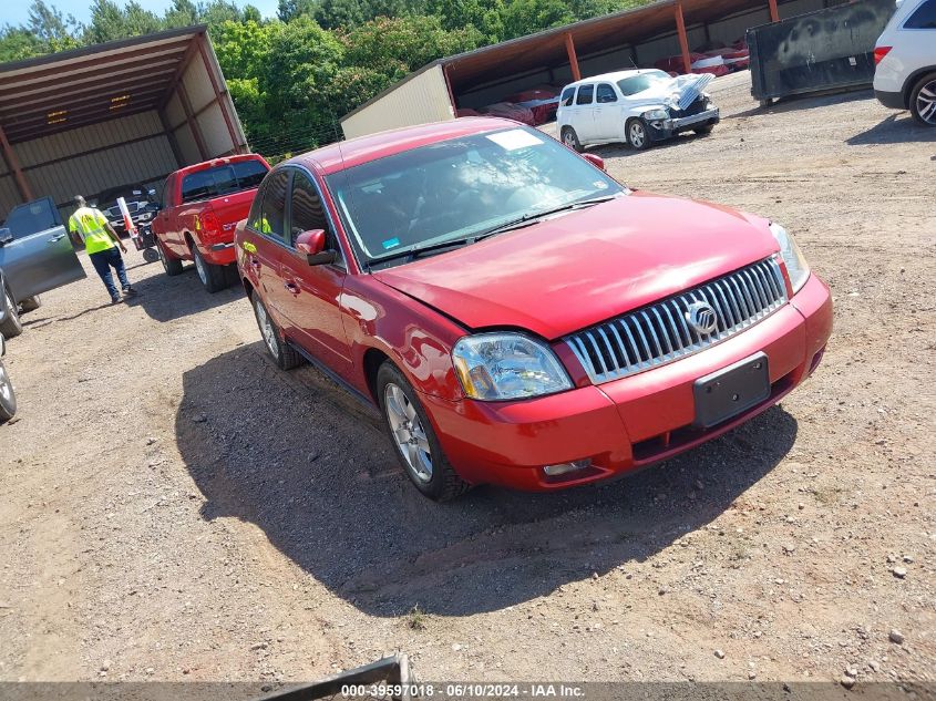 2006 Mercury Montego Luxury VIN: 1MEFM40126G608292 Lot: 39597018