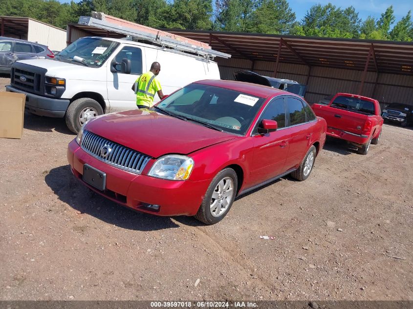 2006 Mercury Montego Luxury VIN: 1MEFM40126G608292 Lot: 39597018