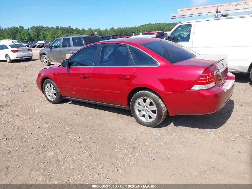 2006 Mercury Montego Luxury VIN: 1MEFM40126G608292 Lot: 39597018