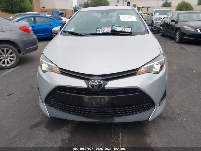 2019 Toyota Corolla Le VIN: 5YFBURHEXKP893899 Lot: 39597027