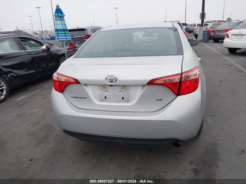 2019 Toyota Corolla Le VIN: 5YFBURHEXKP893899 Lot: 39597027