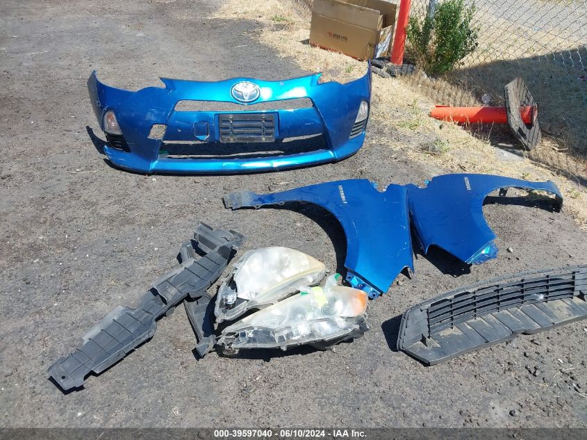 2012 Toyota Prius C Two VIN: JTDKDTB34C1503387 Lot: 39597040