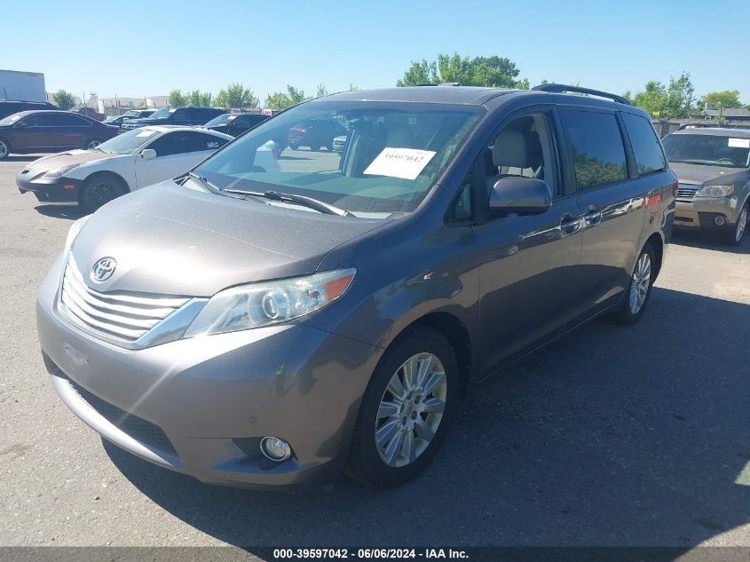 2012 Toyota Sienna Limited 7 Passenger VIN: 5TDDK3DC9CS045554 Lot: 39597042