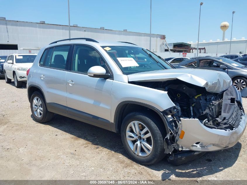 WVGAV7AX8FW523567 2015 Volkswagen Tiguan S