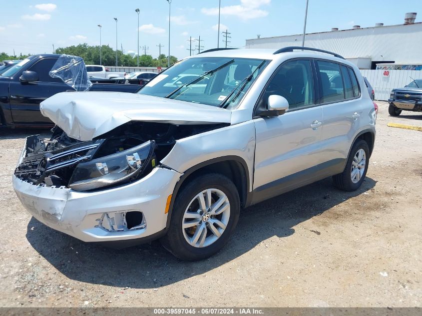 WVGAV7AX8FW523567 2015 Volkswagen Tiguan S