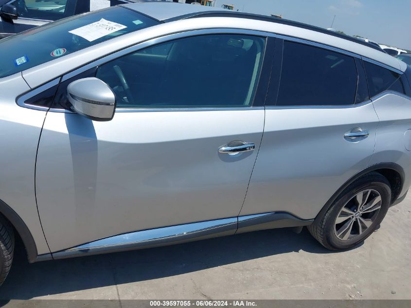 2020 Nissan Murano Sv Intelligent Awd VIN: 5N1AZ2BS5LN138687 Lot: 39597055